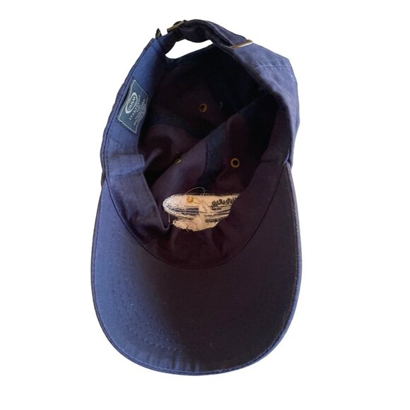 Ludington Michigan Embroidered Navy Blue Adjustable Baseball Cap - Picture 4 of 6